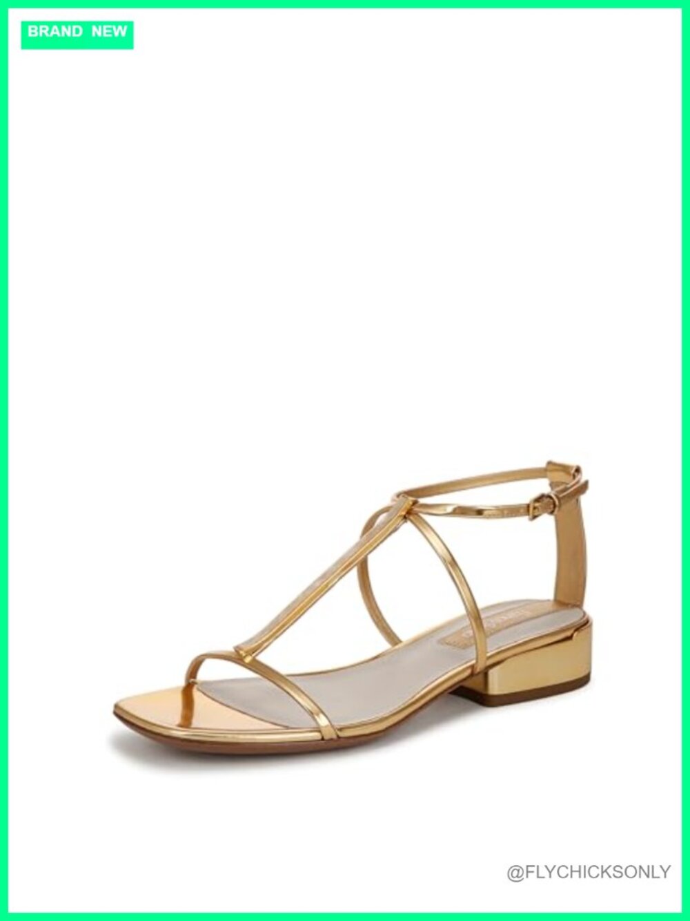 Misty Block Heel Sandals with Ankle Strap and Round Toe